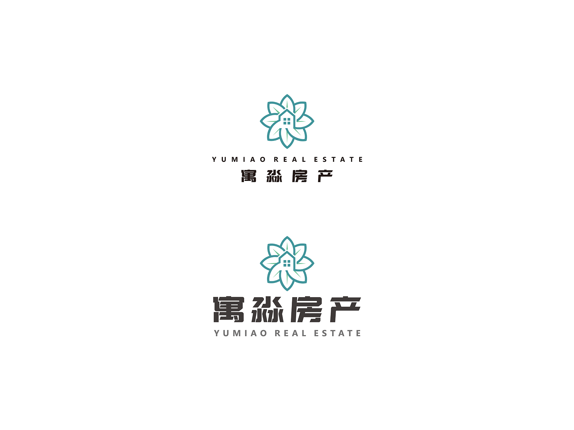 寓淼房產LOGO設計(圖1)