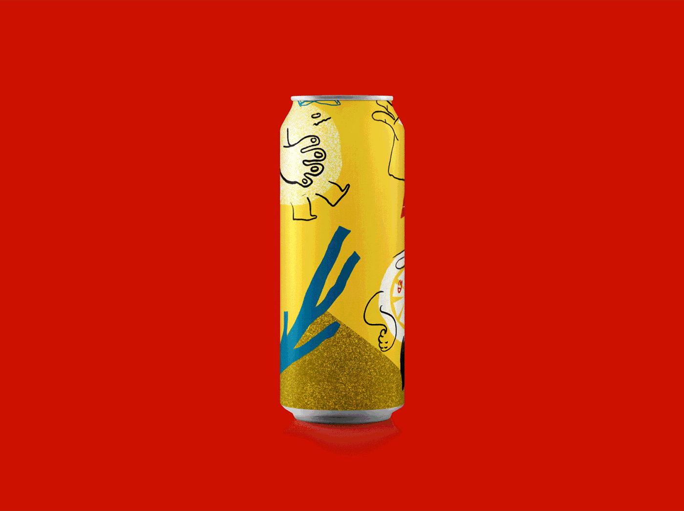 Double Negative 啤酒品牌視覺設計欣賞(圖4)