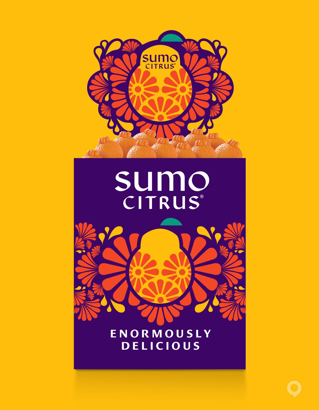 美國Sumo Citrus甜橙包裝設(shè)計欣賞(圖9)